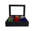 Pride Of India - Himalayan Pink Bath Salt Assorted Chest - 6 Salts Enriched w/Therapeutic Oils - 1.5 Pounds (4oz Per Salt)